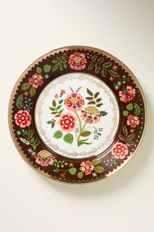 Rifle Paper Co. Gracie Porcelain Dessert Plate Set
