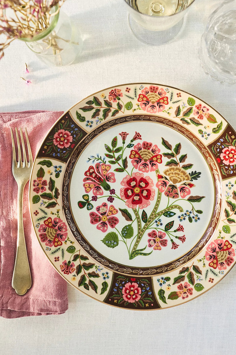 Rifle Paper Co. Gracie Porcelain Dinner Plate Set