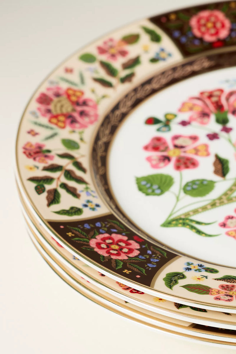 Rifle Paper Co. Gracie Porcelain Dinner Plate Set