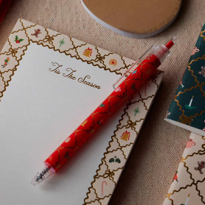 Rifle Paper Co. Holiday Argyle Gel Pen Set of 2