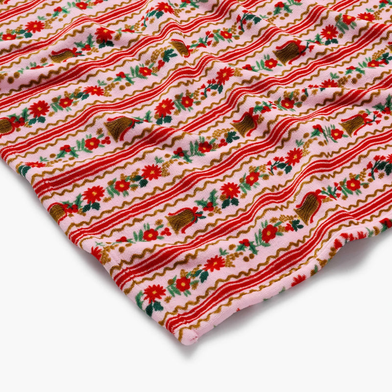 Rifle Paper Co. Holly Jolly Fleece Blanket