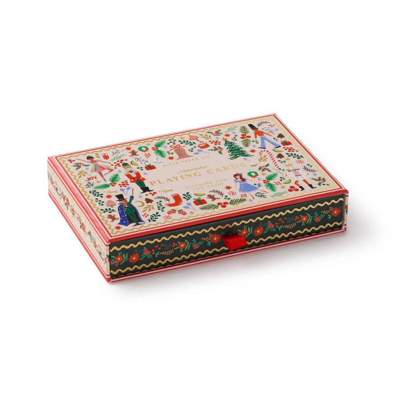 Rifle Paper Co. Holly Jolly Nutcracker Playing Card Set