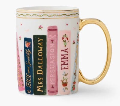 Rifle Paper Co. Ladies Night Book Club Porcelain Mug