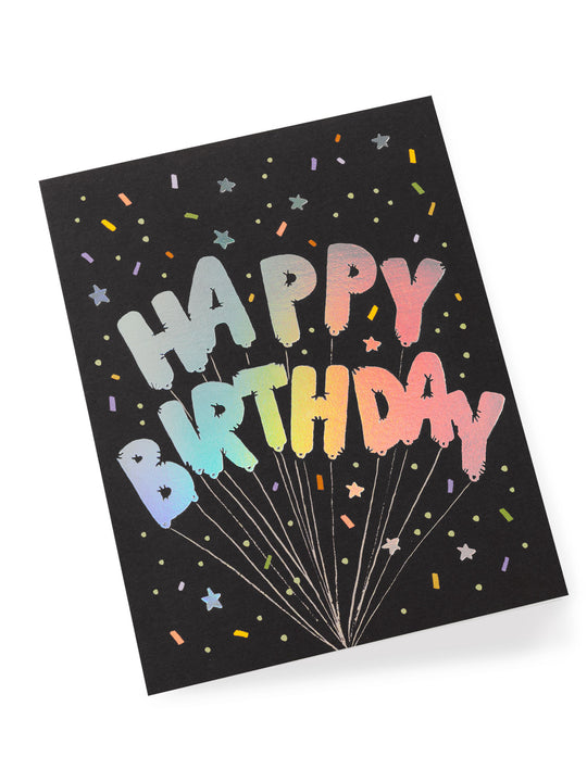 Rifle Paper Co. Mylar Birthday Balloons Card