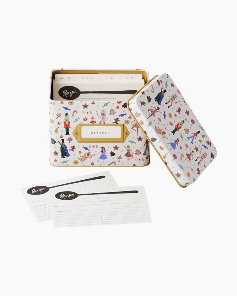 Rifle Paper Co. Nutcracker Sweets Recipe Tin