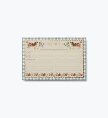 Rifle Paper Co. Pack of 12 Home Sweet Home Recipe Cards