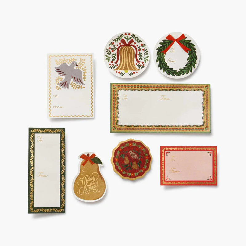 Rifle Paper Co. Pack of 3 Christmastide Stickers & Labels