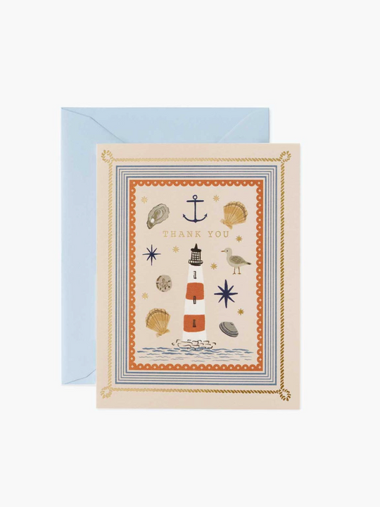Rifle Paper Co. Seaside - Thank You Card
