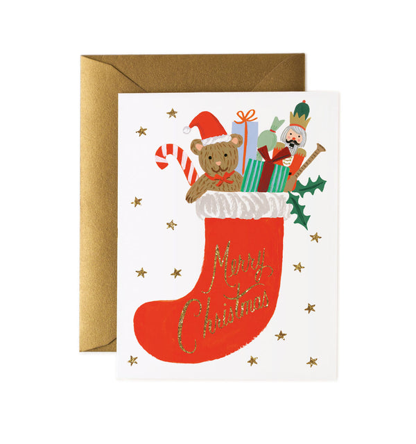 Rifle Paper Co. Toy Stocking Card