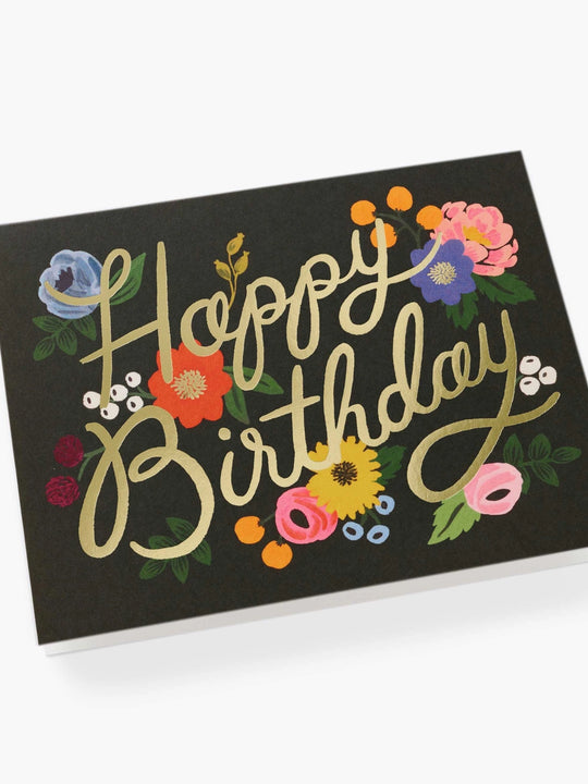 Rifle Paper Co. Vintage Blossoms Birthday Card