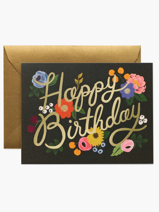 Rifle Paper Co. Vintage Blossoms Birthday Card