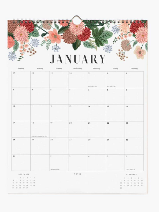 Rifle Paper Co. 2027 Floral Appointment Calendar