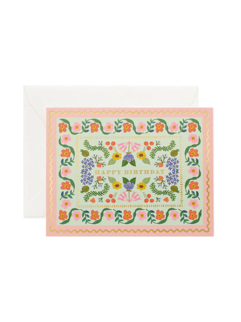 Rifle Paper Co. Sicily Garden Birthday Card