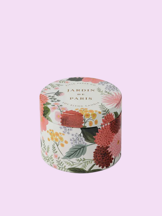 Rifle Paper Co. 3oz Dahlia Candle -Jardin de Paris