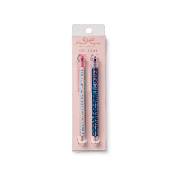 Rifle Paper Co. Ladies Night Book Club Gel Pen Set of 2