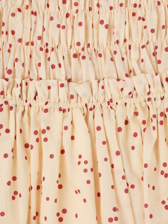 Faithfull the Brand Gala Mini Dress Linnea Dot Panna
