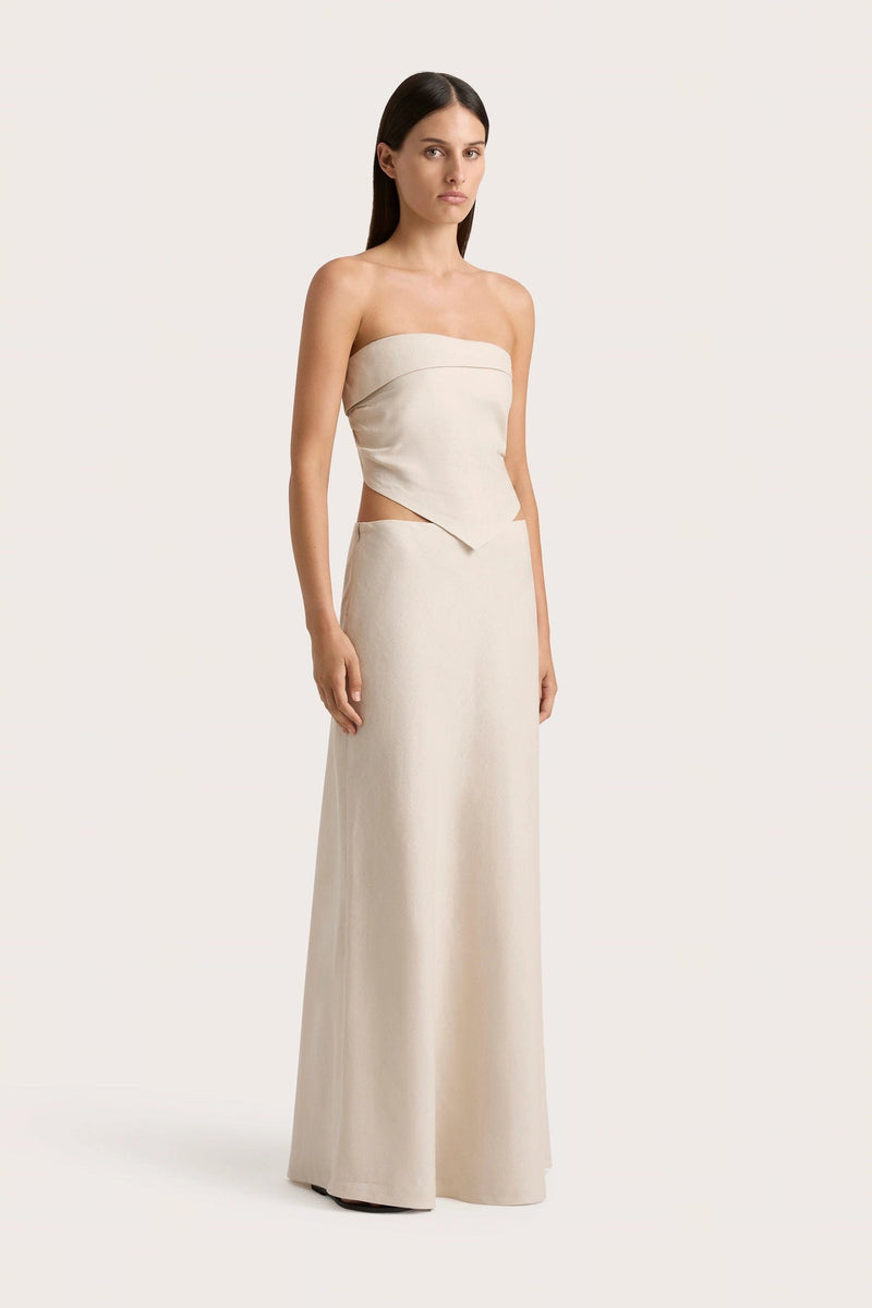 Faithfull the Brand Antibes Maxi Skirt Sand