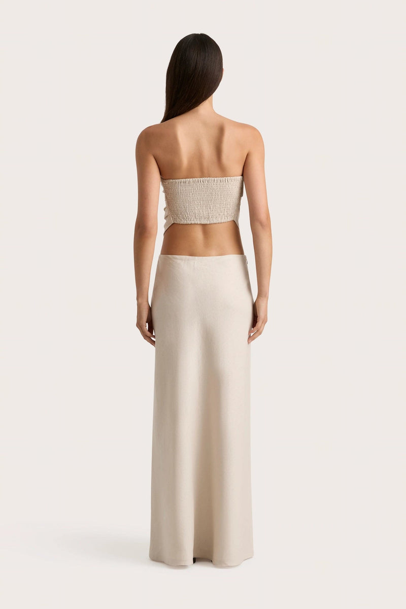 Faithfull the Brand Antibes Maxi Skirt Sand