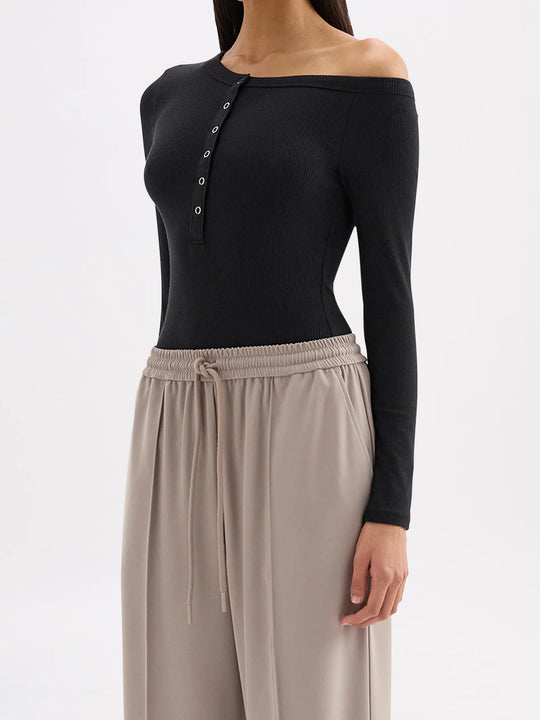 Nude Lucy Abel Longsleeve Top - Black