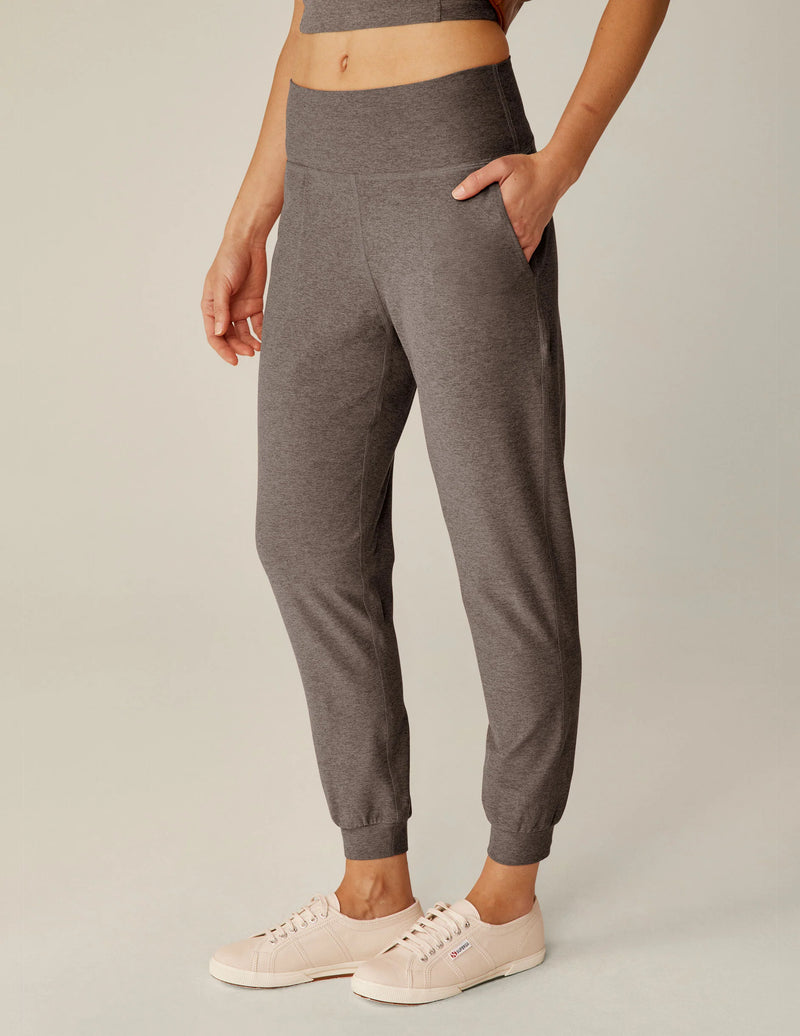 Beyond Yoga Spacedye Midi Jogger Soft Umber Heather