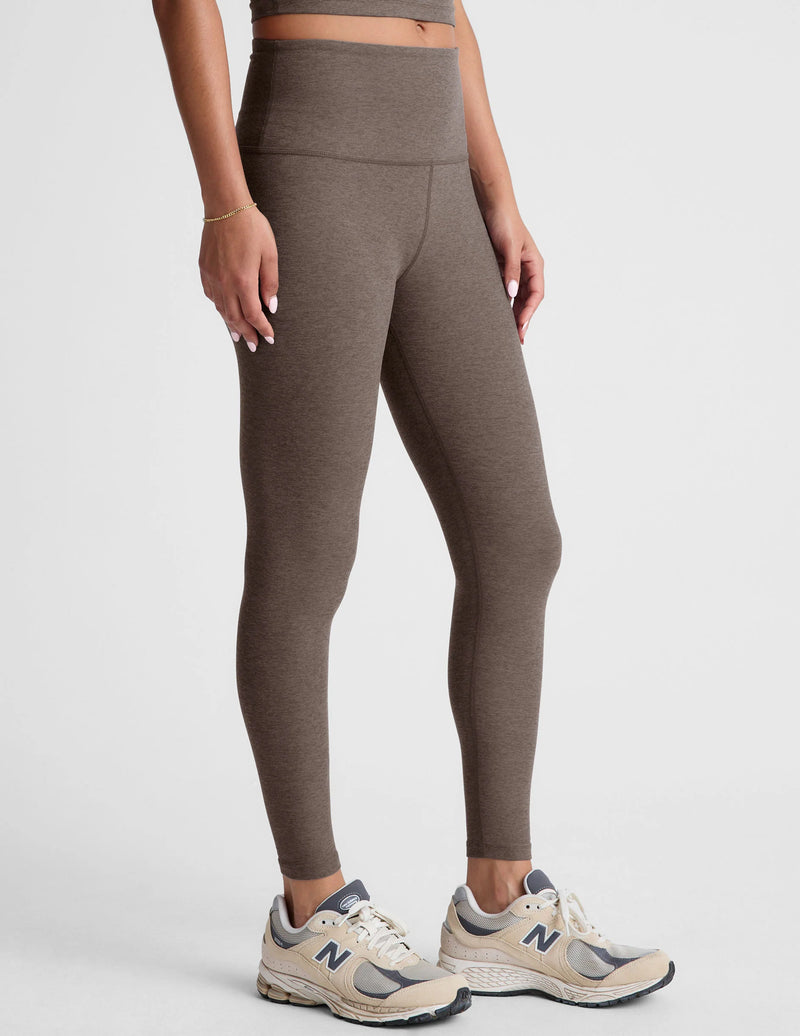 Beyond Yoga Spacedye Caught In The Midi Hw Legging Soft Umber Heather