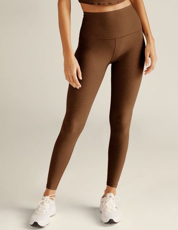 Beyond Yoga Spacedye Caught In The Midi Hw Legging Bold Mocha Heather