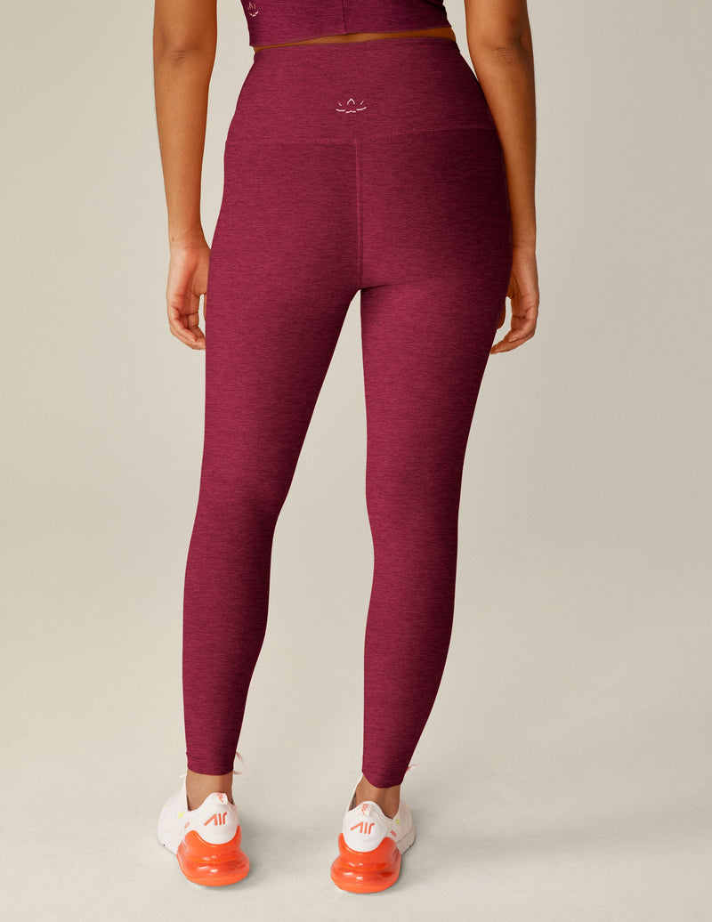 Beyond Yoga Spacedye Caught In The Midi Hw Legging Bordeaux Heather