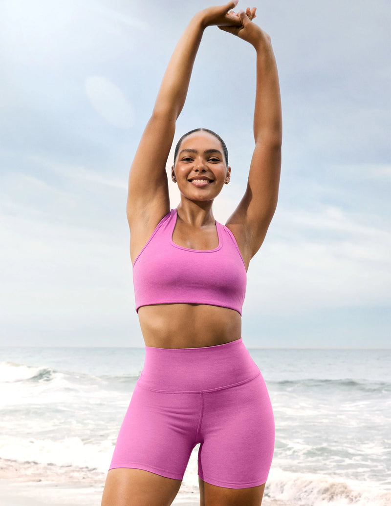 Beyond Yoga Spacedye Keep Pace 5" Short Sunset Violet Heather
