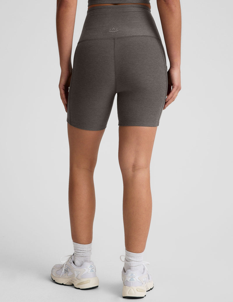 Beyond Yoga Spacedye Keep Pace 5" Short True Gray Heather