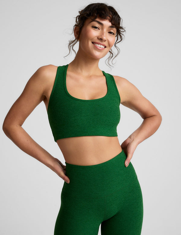 Beyond Yoga Spacedye Simplicity Bra Summer Thyme Green Heather