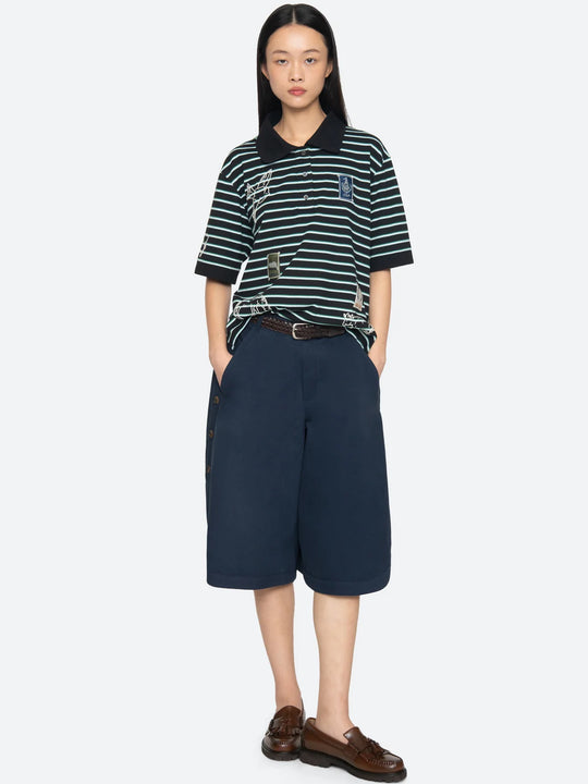 Sea NY Winslow Polo Shirt - Black
