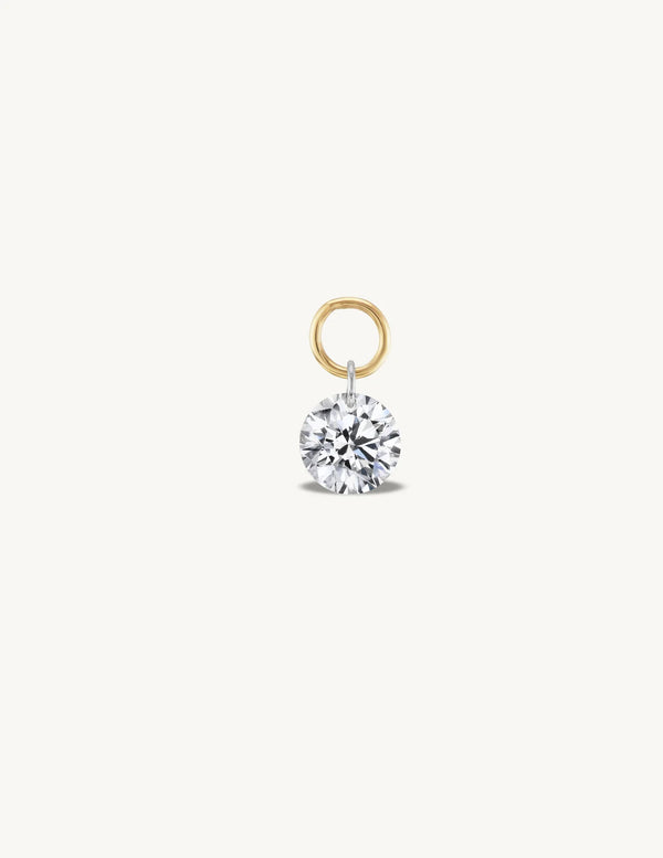 Sophie Ratner Small Pierced Diamond Charm for Huggies