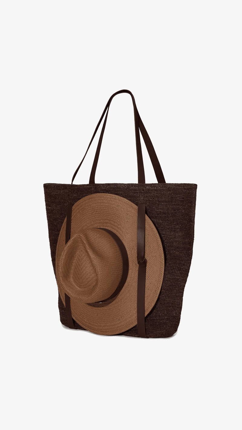 Janessa Leone Tanner Dark Brown