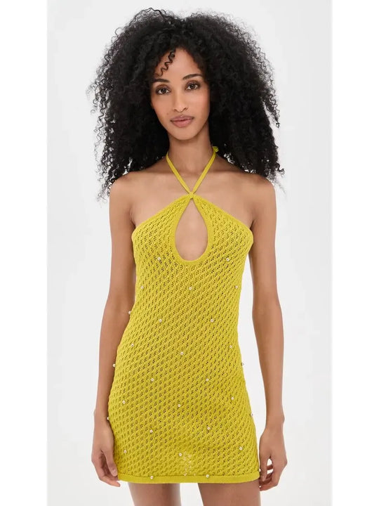 Staud Isola Dress - Citron