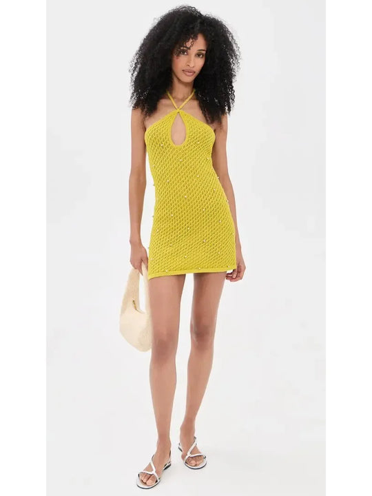 Staud Isola Dress - Citron