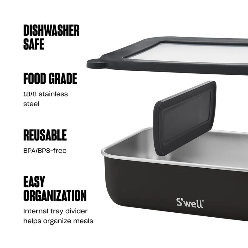 S'well Swell Bento Box Onyx