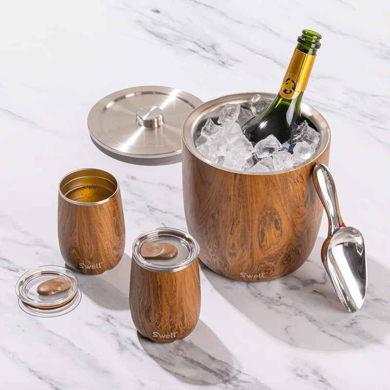 S'well Teakwood Ice Bucket Xl