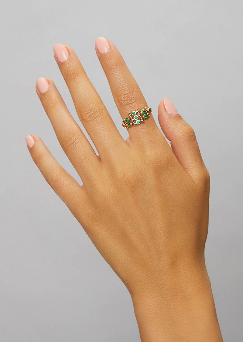 Scosha Diadem Ring Emerald