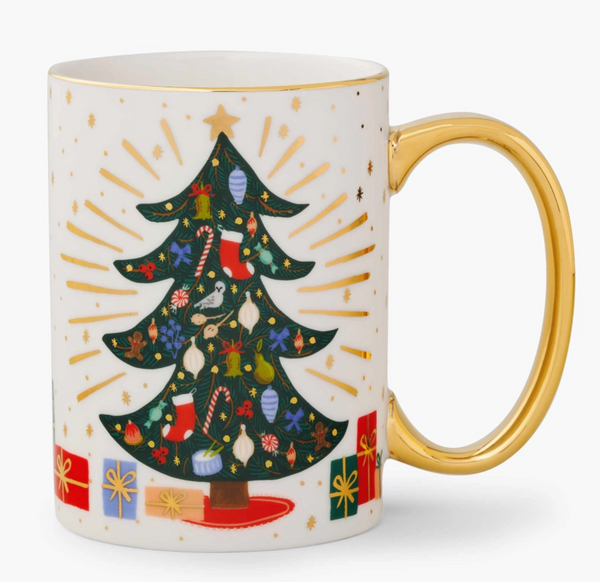 Rifle Paper Co. Holiday Tree Porcelain Mug