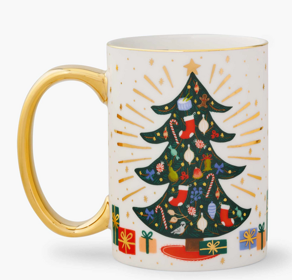 Rifle Paper Co. Holiday Tree Porcelain Mug