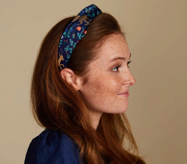 Rifle Paper Co. Menagerie Silky Twisted Headband