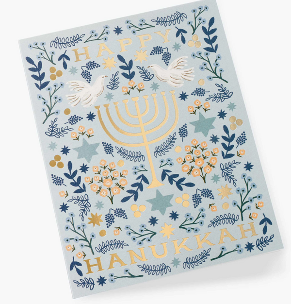 Rifle Paper Co. Hanukkah Menorah Card