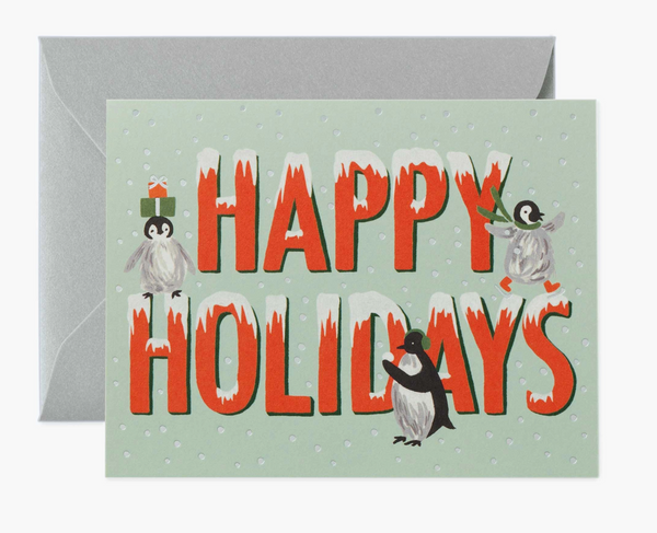 Rifle Paper Co. Holiday on Ice Card Card