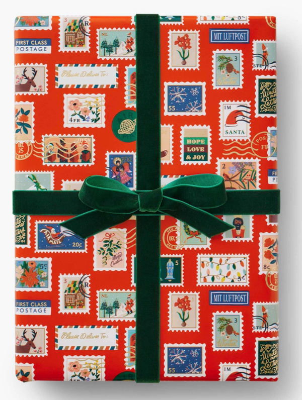 Rifle Paper Co. Holiday Stamps Continuous Roll