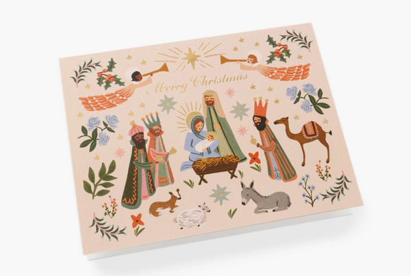 Rifle Paper Co. Nativity Scene Card