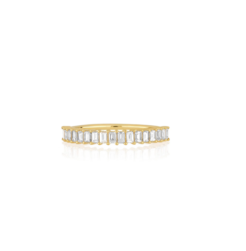 EF Collection Prong Set Diamond Baguette Ring