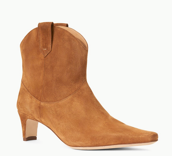 Staud Western Wally Ankle Boot Tan