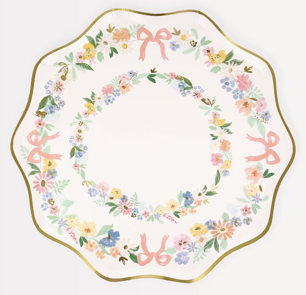 Meri Meri Elegant Floral Side Plates