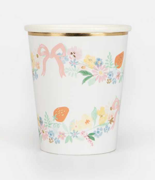 Meri Meri Elegant Floral Cups