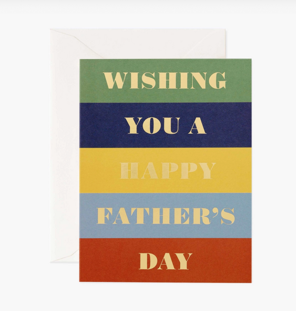 Rifle Paper Co. Color Block Father's Day Card